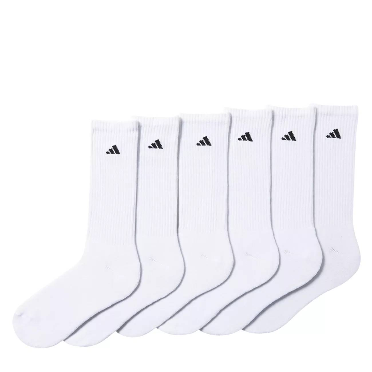 adidas Men's 6-Pack Athletic Cushioned Crew Socks