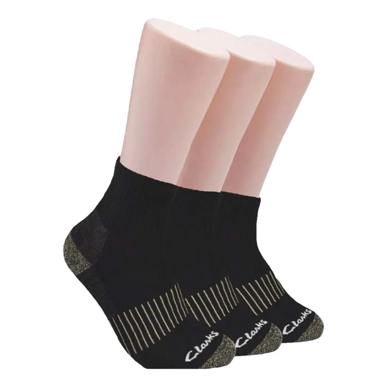 Men's 3-Pack Half Cushion Ankle Sport Socks