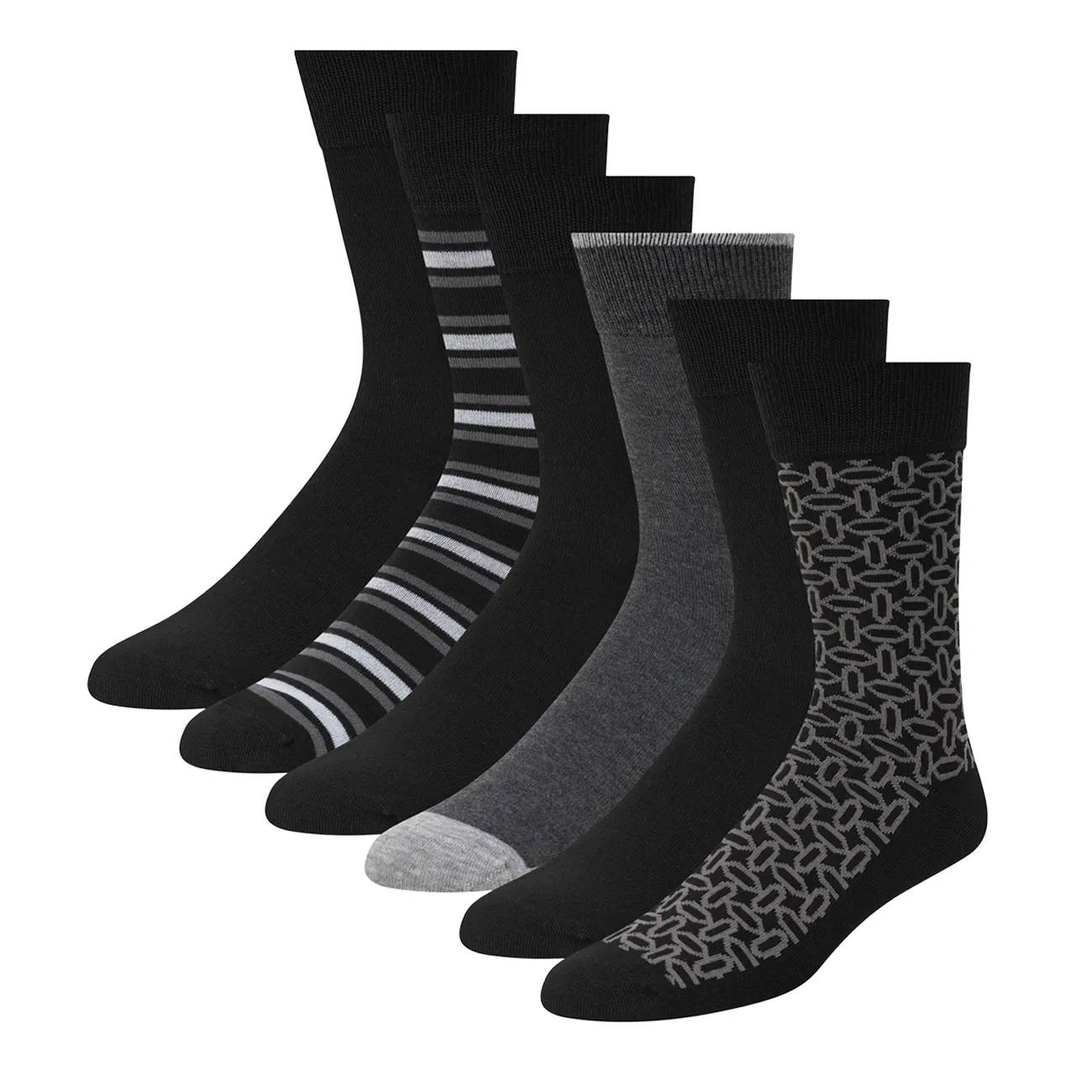 Ted Baker Men's 6 Packs Non Terry Crew Socks
