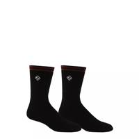 Men's 2 Pack Thermal Crew Socks BLACK view
