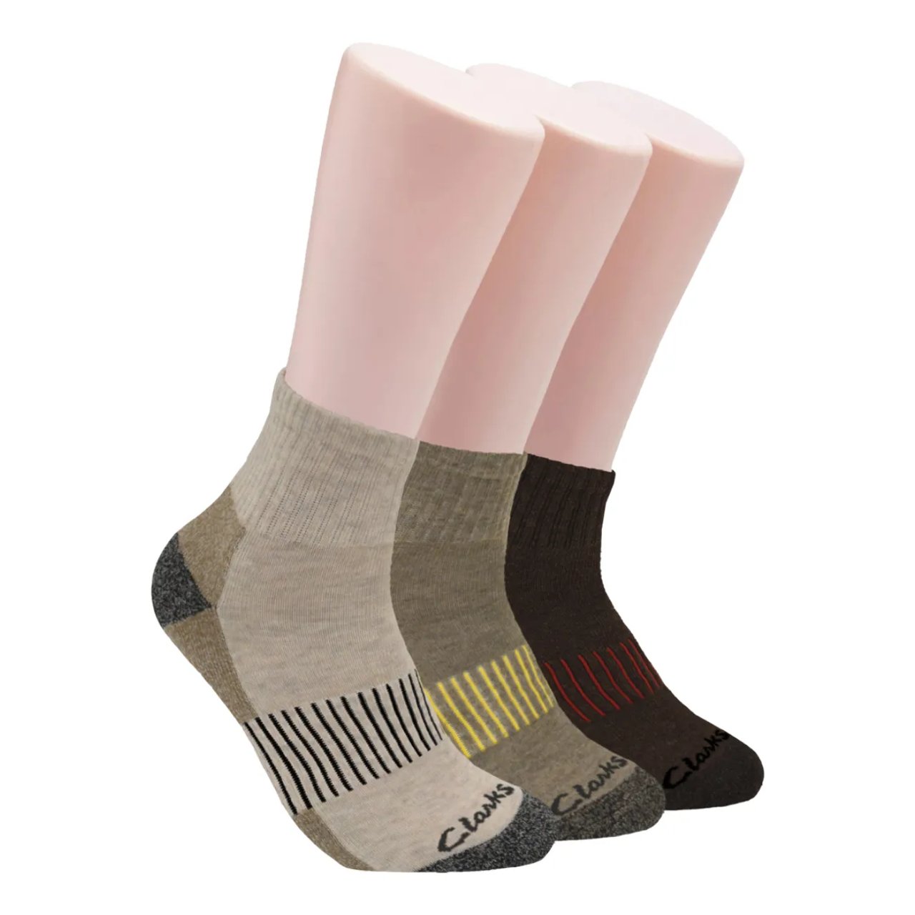 Men's 3-Pack Half Cushion Ankle Sport Socks