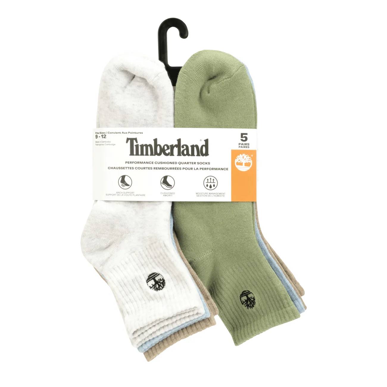 Timberland Men's Rivington Quarter Socks