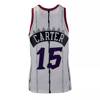 Men's Toronto Raptors NBA Vince Carter Classics Swingman Throwback Jersey White view