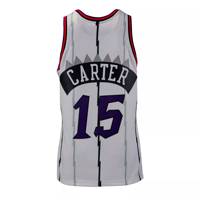 Men's Toronto Raptors NBA Vince Carter Classics Swingman Throwback Jersey White view