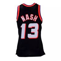 Men's Phoenix Suns NBA Steve Nash Classic Swingman Throwback Jersey Black view
