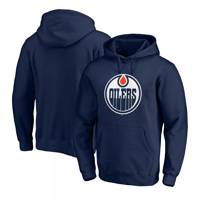Men's Edmonton Oilers NHL Prime Logo Hoodie NAVY view
