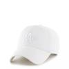 Los Angeles MLB Clean Up Adjustable Cap White/White view
