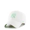 New York Yankees MLB Adjustable Clean Up Cap WHITE/HEMLOCK view