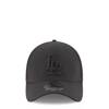 Los Angeles Dodgers MLB Blackout 39THIRTY Fitted Cap Black view