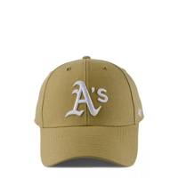 Oakland Athletics MLB MVP Adjustable Cap Khaki/White view