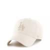 Los Angeles Dodgers MLB Sandstorm Tonal Clean Up Adjustable Cap Khaki view