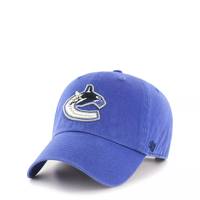 Vancouver Canucks NHL Clean Up Cap Royal Blue view