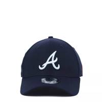 Atlanta Braves MLB Team Classic 39THIRTY Stretch Fitted Cap NAVY view