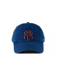 New York Yankees MLB Ballpark Clean Up Adjustable Cap BLUE/CARDINAL RED view
