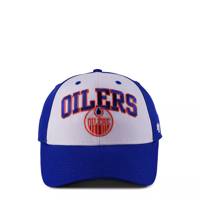Edmonton Oilers NHL Retro MB MVP Snapback Cap NAVY view