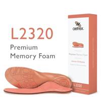 Women's L2320 Premium Memory Foam Posted Orthotics RED view