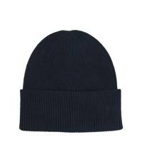 Women's Cuffed Ribbed Beanie BLACK view