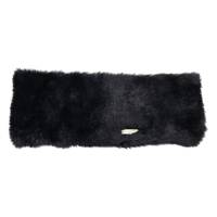 Women's Faux Fur Headband BLACK view