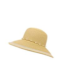 Women's Pearl Floppy Hat TAN view