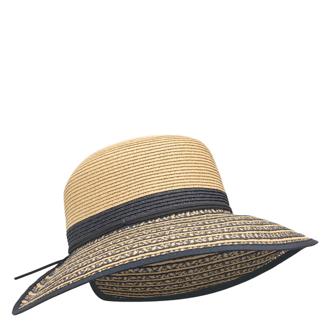 Nine West Stripe Brimless Floppy Hat