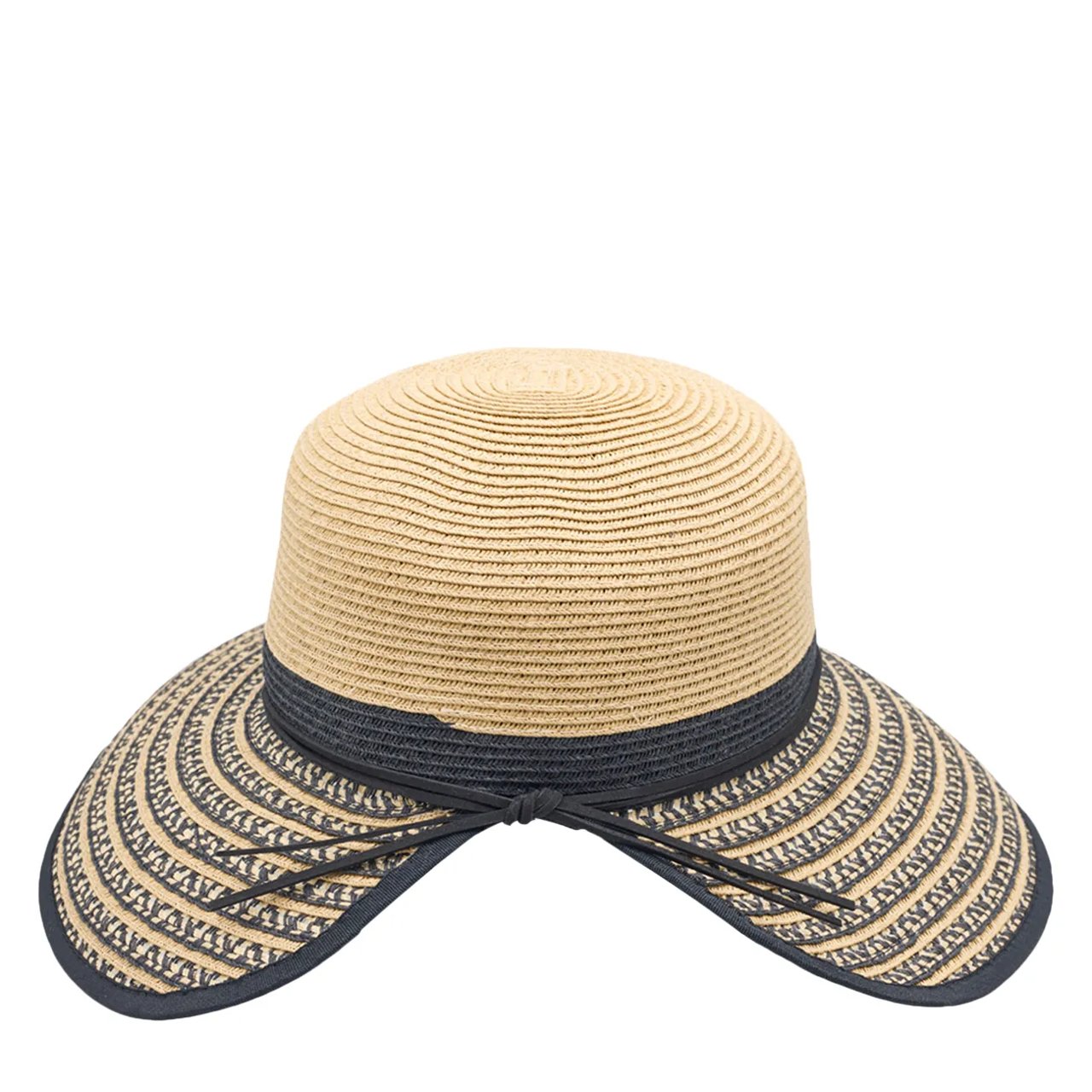 Stripe Brimless Floppy Hat