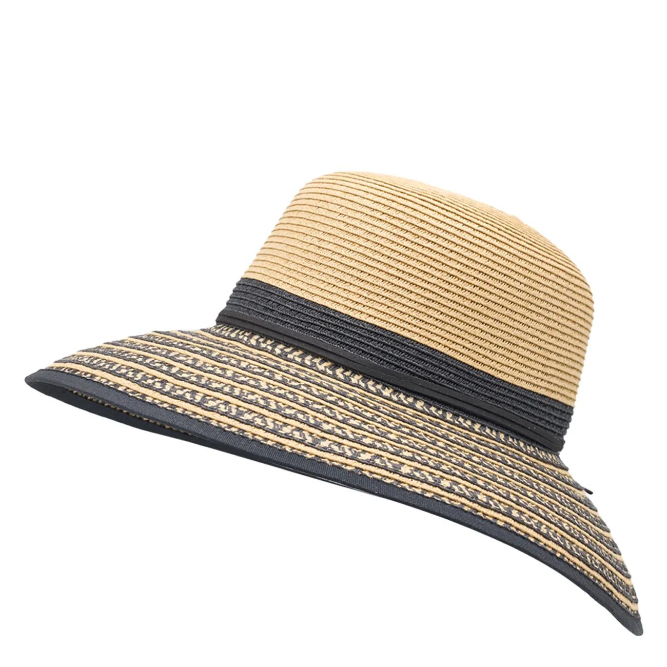 Stripe Brimless Floppy Hat