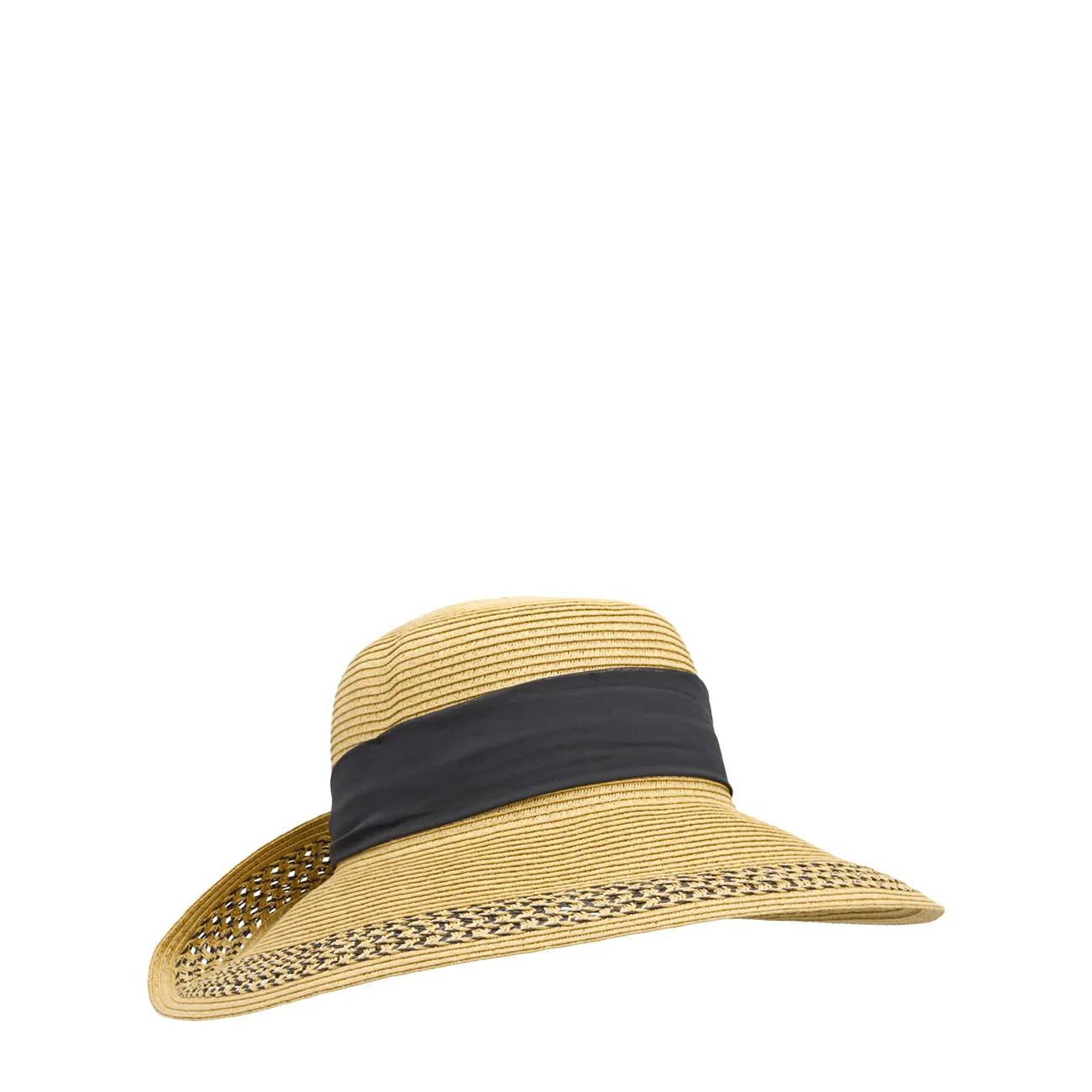 Nine West Women's Topstitch Flip Up Floppy Hat
