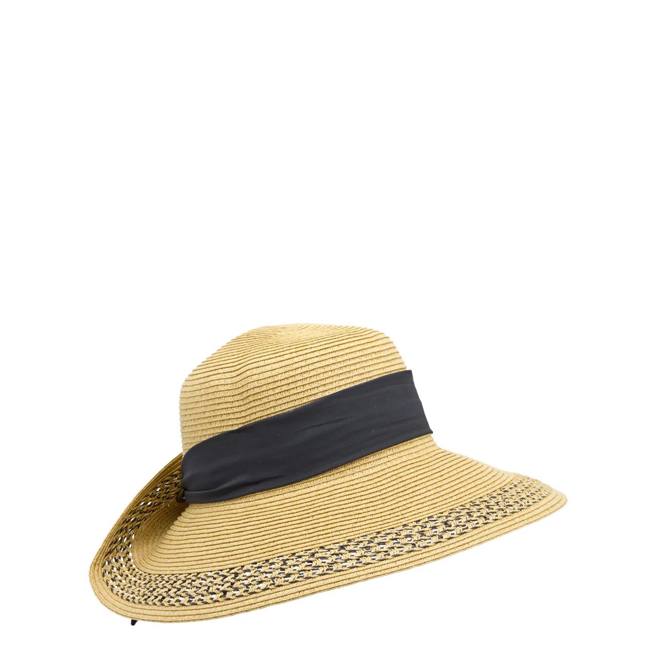 Women's Topstitch Flip Up Floppy Hat