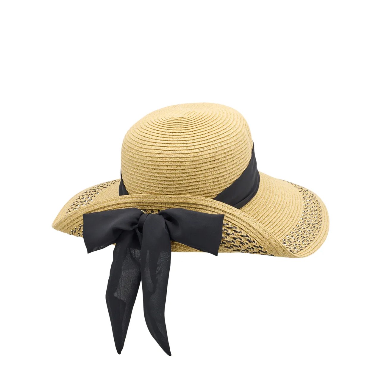 Women's Topstitch Flip Up Floppy Hat