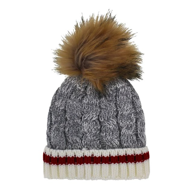 Women's Slouch Pom Pom Beanie