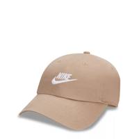 Club Unstructured Futura Wash Adjustable Cap Khaki/White view