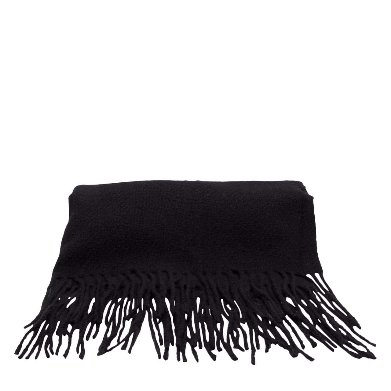 Kids' Solid Fringe Winter Scarf