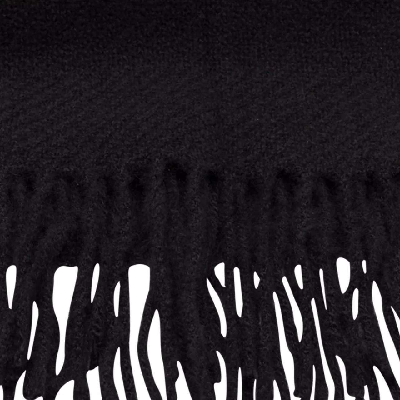 Kids' Solid Fringe Winter Scarf