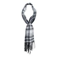 Women's Checked Scarf BLACK view
