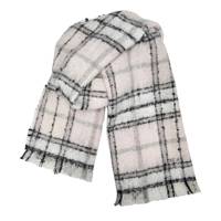 Women's Plaid Scarf GREY view