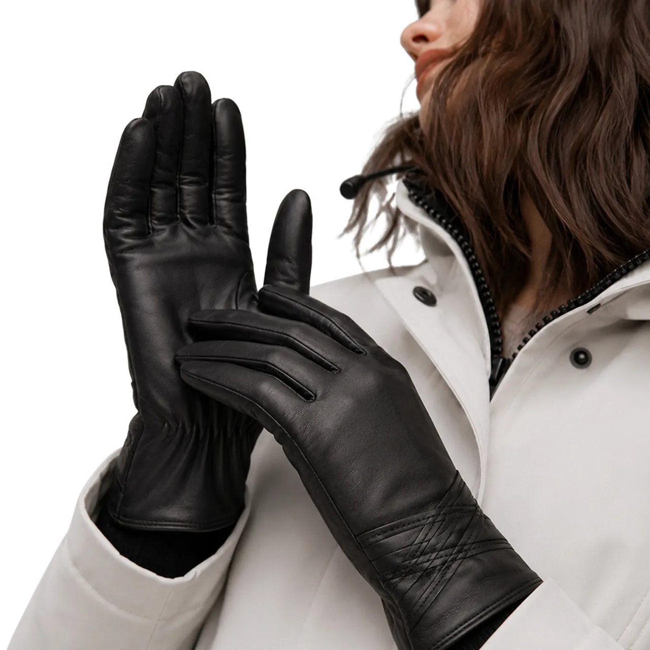 WOMENS' FRONT DETAIL GLOVES 