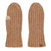 Chunky Rib Mittens CAMEL view