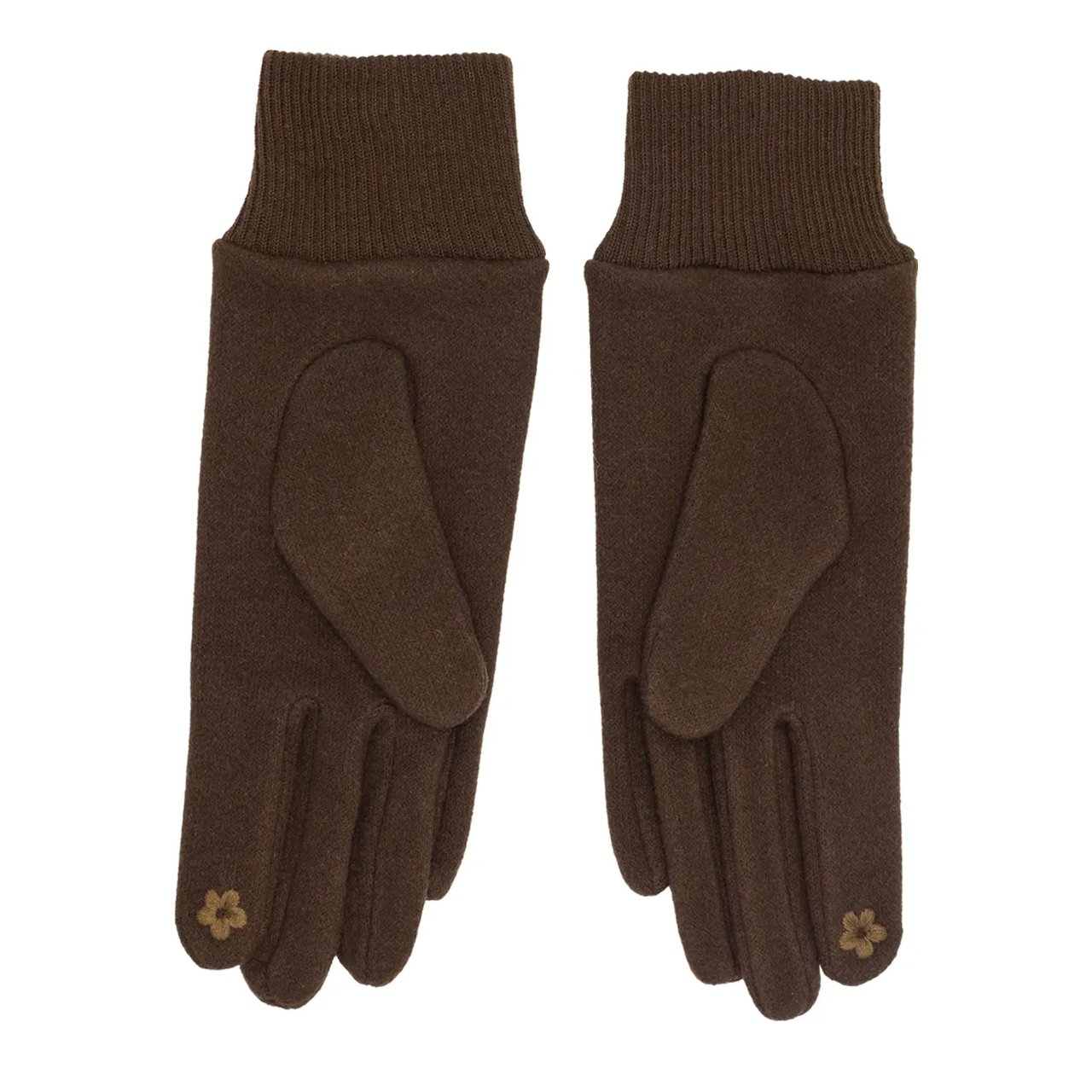 Women's Mixed Yarn Jersey Knit Glove