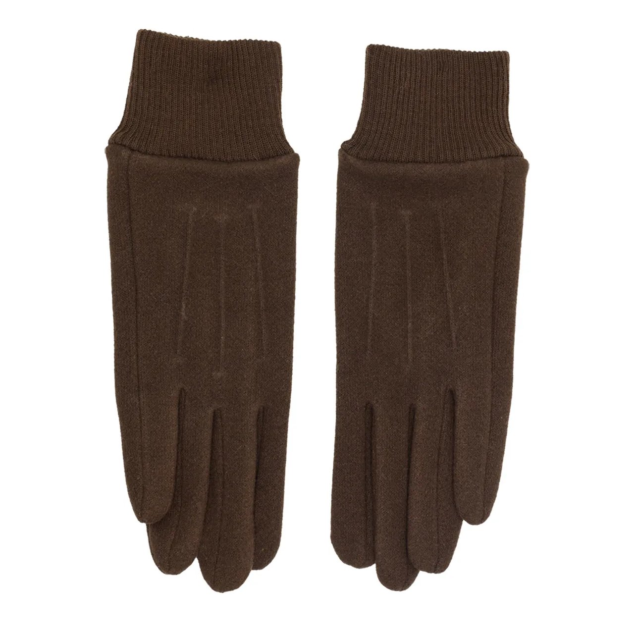 Women's Mixed Yarn Jersey Knit Glove