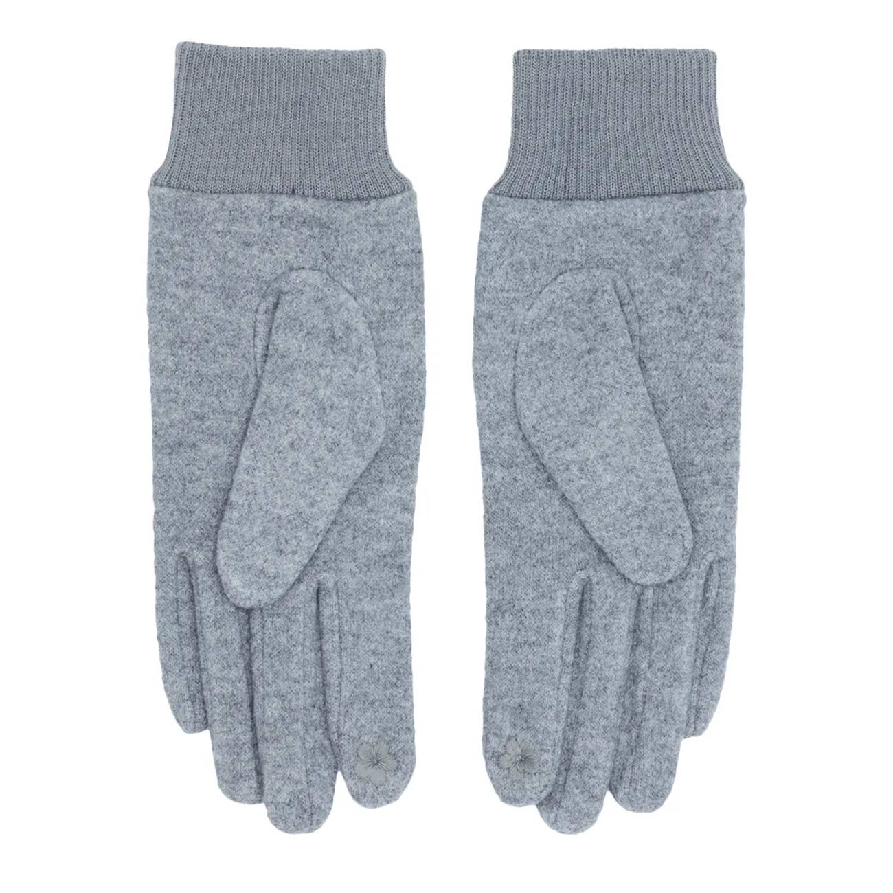 Women's Mixed Yarn Jersey Knit Glove