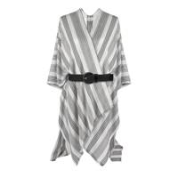 Women's Ruana w/Belt BLACK MULTI view