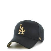 Los Angeles Dodgers Deluxe Sure Shot MVP Snapback Hat BLACK/GOLD view