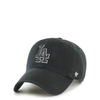 Men's Dodgers Clean Up Baseball Cap BLACK/WHITE view