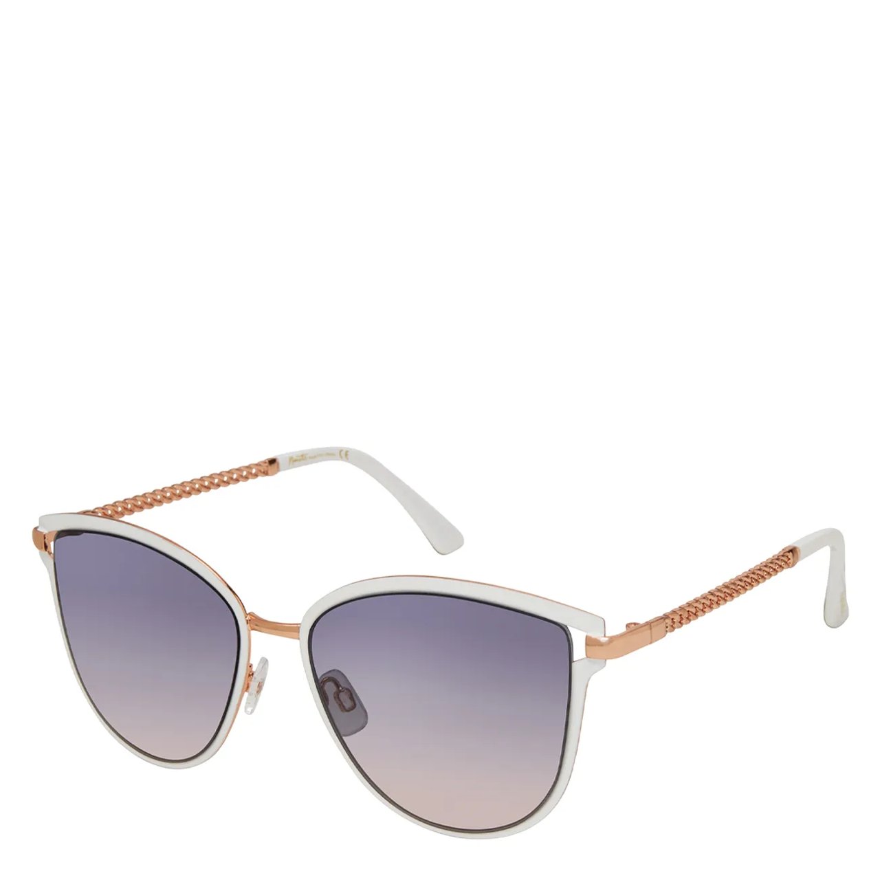 Women's Oval Metal Sunglasses