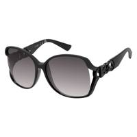Women's Glamour Vent Chain Sunglasses BLACK SYN 0 view