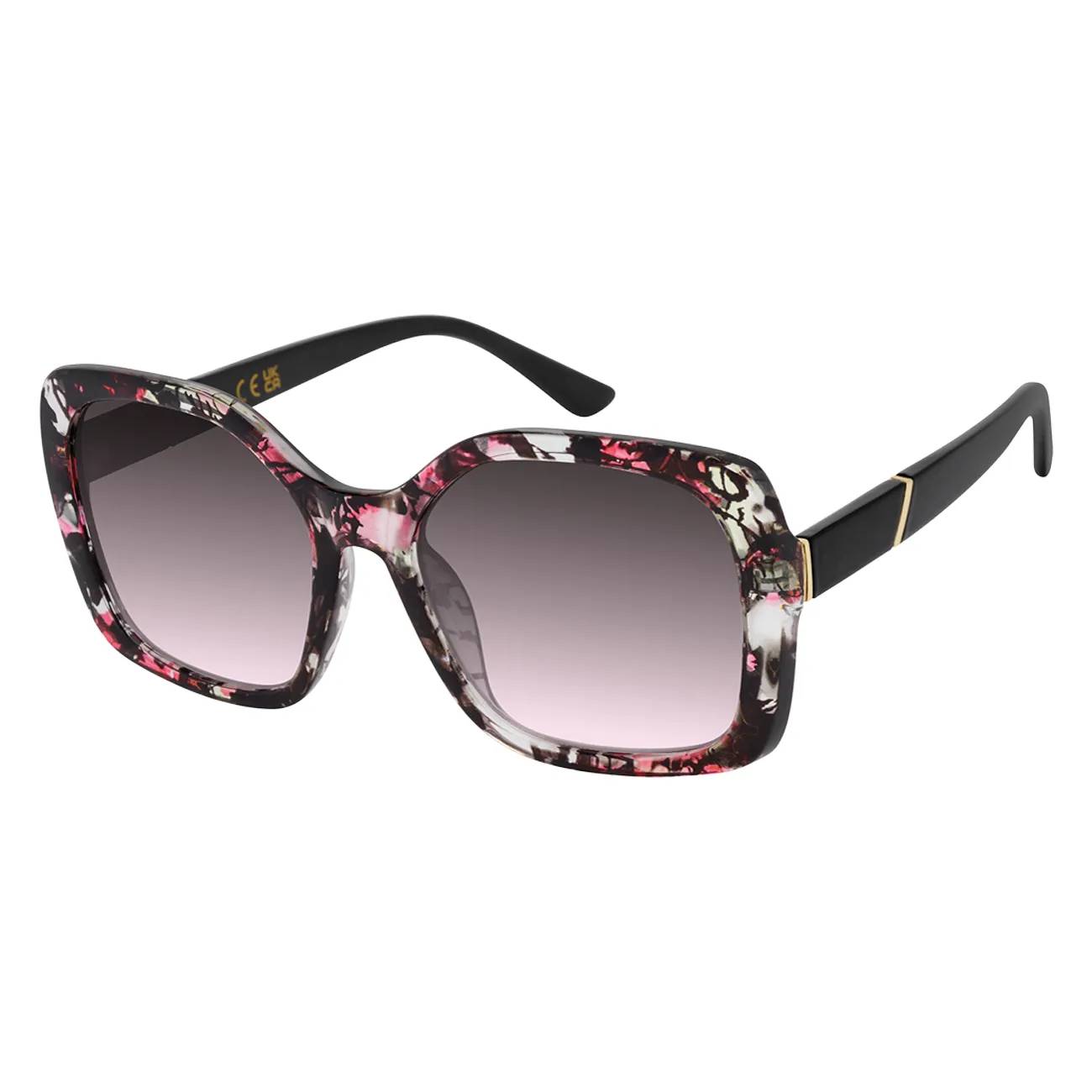 Nanette Lepore Women's Square Floral Sunglasses