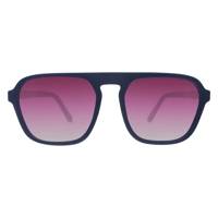 Retro G Polarized Sunglasses DARK BLUE view