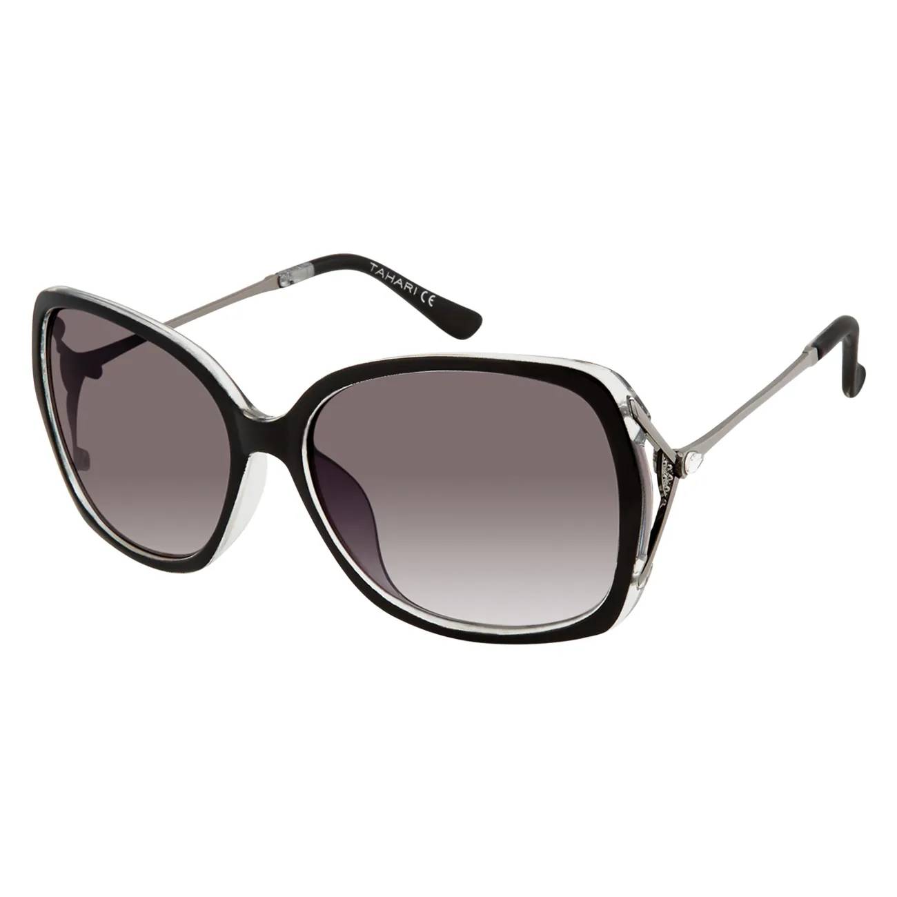 Tahari Women's Square Glam Vent CMB Sunglasses