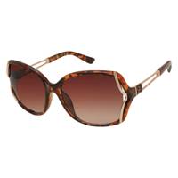 Womens' Square Open Vent Sunglasses BROWN view