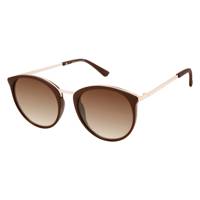 Women's Cat Eyed Sunglasses BROWN view